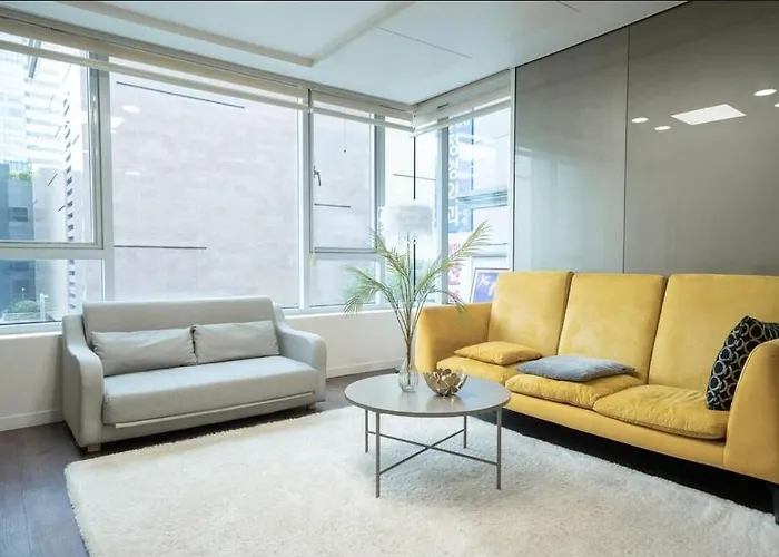 Gangnam Apartment 100M 3 Bedrooms 2 Private Bathrooms M Ceo Residence 1 Minute To Coex Fully Furnished 3Bdr 2Bath